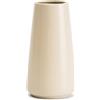 HUBUISH Vaso in ceramica beige - Vaso neutro da 20,3 cm, decorazione per la casa, vaso boho bianco sporco, vasi crema per fiori, vasi minimalisti e moderni color avorio per centrotavola, decorazione della