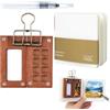 VAIAV Acquerelli da Viaggio, Mini Kit Acquerelli Portatile, Tavolozza da Viaggio in Legno, Mini Tavolozza Acquerelli