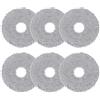 DianSung Panno Accessori per iRobot Roomba Plus 405/505/500/506/400/507 Combo Parti di ricambio per aspirapolvere robot,Panni in morbida microfibra -6 pezzi