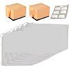 PHONME For Vorwerk 6 Pezzi Sacchetti Aspirapolvere + 2 Microfiltri Igienici + Profumin, Kit Accessori for Vorwerk Folletto VK135 VK136 Lodevole (Color : Light Grey)