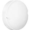 VR VETRINEINRETE Vetrineinrete® Plafoniera a led 18 watt rotonda da soffitto o parete esterno balcone terrazzo (Luce Fredda 6500k)