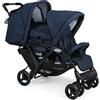 Chic 4 Baby 274 52 Passeggino Gemellare Duo, Jeans blu navy, blu