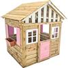 MASGAMES | Casetta in Legno per Bambini Lollipop XL | Altezza 164 cm | Legno trattato | (Rosa)