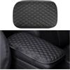 Adunsiaoto Cuscino Antiscivolo Copertura Console Dell'auto, Universale Copri Console Centrale Automobile in Pelle PU, Copertura Del Bracciolo in Pelle Dell'unità Di Elaborazione Accessori Auto
