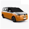 Soekodu Copertura Parabrezza Auto Compatibile con VW T7, 600D Lusso Parasole per Finestrino Anteriore, 100% Oscuramento, Blocca I Raggi UV, Resistente Alle Intemperie
