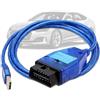 AMHTDOL KKL 409 Fiat ECU Scan OBD2 Cable with FT232RL Chip,Diagnostic Software for V AG-COM KKL409+FIATECUSCAN Interface 2 in 1 Scanner Tool with 4Way Switch,fits for Vvv,Audi,Fiat,Alfa,Lancia Vehicle