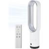 EagerMinds Ventilatore senza rotore con purificatore d'aria, ventilatore a torre silenzioso da 18 pollici con telecomando, 8 velocità, oscillazione a 80°, timer 8H, indicatore LED, ventilatore senza lama, per