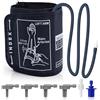 XIANGLONGY Misuratore da Braccio Pressione Sanguigna 22-52 cm, Bracciale Pressione Portatile Con 6 Connettori, Solo Bracciale Misuratore Pression Arteriosa (Versione estesa)