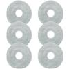 NINESPRING 6 Panni per Dreame L10 Ultra/ L10S Pro/ L10S Ultra/ L10S Pro Ultra Heat/L20 L30 L40 L50 Ultra/ X30 X40 X50 Ultra/Mova E30 Ultra P50 Pro Ultra Complete per Xiaomi X10+ / X20+ Robot Aspirapolvere