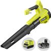 Ryobi RY18BLB-140 - Soffiatore a batteria per foglie turbojet - 18 V 4 Ah