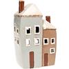 Village Pottery Cornish 2 Houses Tealight Ceramica