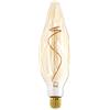 Eglo Lampadina XXL E27, dimmerabile, a spirale, stile rétro, molto grande, color ambra, 4 W, 270 lumen, luce bianca calda, 2100 K, lunghezza 25,5 cm