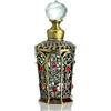 YU FENG Bottiglie di profumo in vetro antico vuote vintage gioiello decorativo fantasia di cristallo decantatore fiale (10 ml)