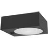 Eglo Lampada da parete per esterni Darfano, lampada solare con rilevatore di movimento, in plastica grigio antracite, illuminazione per esterni, luce bianca neutra, IP54