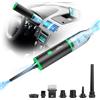 WHATOOK Compressa Aria Soffiatore & Aspirapolvere: Pulitore Elettrico Portatile, Super Potente 100.000 RPM, Ideale Per Computer, Auto, Casa e Pulizie All' Aperto(verde)