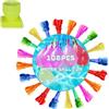 COSORO Palloncini Acqua Autosigillanti,108Pezzi Gavettoni Acqua Riempimento Rapido Da 10 Secondi,Colorati Water Balloons,Palloncini Gavettoni Biodegradabili,Bombe d'acqua per Giochi Bambini,Spiaggia,Piscina