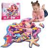 BenBen Puzzle Bambini 4 anni, Puzzle XXL con Sirene 52 Pezzi Grandi Puzzle Gigante 66 x 70 cm, Regalo per Bambini e Bambine Giochi Educativi 3-8 anni