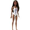 Barbie FJD99 - Beach con Costume - Perfetta per L'Estate, Bianco