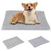 BVAGSS Cuscino per Cane Reversibile, Ultra Morbido Materassino Lavabile, Ortopedico Letto per cani Cuscino Cane Memory Foam Suave y Cálido XH079 (76x50x4cm,Grey)
