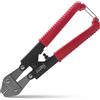 HOUSERAN Tronchese Tagliabulloni 200 mm in Acciaio Cr-V, Tagliafili e Cavi con Blocco di Sicurezza, Impugnatura Ergonomica Antiscivolo - Per Uso Professionale e Fai da Te