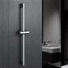 MORADO Asta Doccia Saliscendi Acciaio Inox 70cm,Sistema Doccia con Asta Doccia Regolabile in Altezza, Cromo