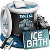 FROST POLAR ICE BATH RECOVERY FROST POLAR - Ice Bath recupero 350 Litri - Vasca Ghiaccio Crioterapia 80 cm x 85 cm Staffe in Lega di Alluminio - Vasca Crioterapia, Include Cuscino, Borsa Impermeabile e Ricariche.
