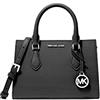 Michael Kors - Borsa a tracolla Sheila piccola, in ecopelle vegana, nero