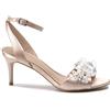 GUESS, FL6NOESAT03, Scarpe Sandali Decolletè Moda Fashion (tacco 8 cm) (NUDE BEIGE, Sistema Taglie Calzature EU, Adulto, Numero, Media, 36)