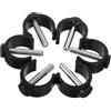 minkissy 1 Set Walker Fermo Morsetto Da Passeggio Walker Parti Stampella Impugnature Maniglia Antiscivolo Clip Walker Parti Di Ricambio Asta Di Bloccaggio Clip Stampella 6 pezzi