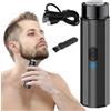 Generic Tiny Shaver - Rasoio elettrico portatile, Rasoio elettrico da viaggio | Rasoio elettrico lavabile da uomo | Rasoio tascabile ricaricabile tramite USB per i viaggi, funzionamento con un pulsante,