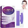 Wootapson Strisce Sbiancanti per la Cura Dello Smalto, Whitening Teeth Strips, Sticker di Pulizia Viola, Rapida e Delicata la Pulizia dei Denti, Rimuove Efficacemente le Macchie dei Denti, Illumina i Denti