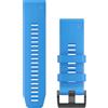 Garmin Cinturino quickfit per fenix 5x/5x plus/ fenix 6x in silicone 26mm azzurro