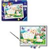 Ravensburger CreArt: Pecorelle - Dipingere con i Numeri per Bambini 9+ Anni, Kit Pittura con Tavole, Cornice, Pennello e Colori Inclusi, 25 x 18,30 cm, Idee Regalo