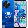 DOOGEE Smartphone 5G Note 59 Pro+ Android 15, 512GB ROM+36(12+24) GB RAM Telefono Cellulare, 6250mAh 6.75 HD+ 120Hz Schermo Telefoni 50MP+8MP, Cellulari Face Unlock/Fingerprint/NFC/