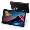 Aurevita Mini monitor HDMI da 7 pollici, monitor portatile Vga con AV BNC 1024 × 600 schermo LCD con altoparlanti integrati, angolo di visione 178 ° IPS, mini display piccolo multifunzione per