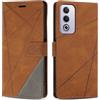 SONWO Cover per Oppo A80 5G / Oppo A3 PRO 5G / Oppo K12X 5G, Flip Custodia in PU Pelle, Cover a Libro Portafoglio con Slot per Schede e Supporto Stand per Oppo A80 5G / A3 PRO 5G / K12X 5G, Marrone