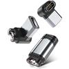 Itramax Adattatore USB C per Garmin 3 Pezzi, 90 Gradi Type C Connettore Caricatore Ricarica per Garmin Fenix 8 E 7 7S 7X 6 6S Pro Solar,Forerunner 970 965 955 265 255 170 70 55,Instinct,Vivoactive 5 4