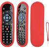CTRLBETTER Custodia Telecomando in Silicone Compatibile Con Sky Q TV Box Telecomando Copertura Protettiva Antiurto Con un Cordino(Rosso)