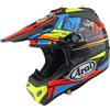 ARAI Casco MX-V EVO TRACK Blu Giallo ARAI