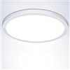 Swoieltr 6500K Plafoniera LED Soffitto Ø22CM 18W Rotonda Lampadari Plafoniere IP44 Impermeabile 1600LM Lampada da Soffitto Ultra-Sottile Plafoniere Bagno per Sala, Corridoio, Soggiorno, Cantina, Bagno