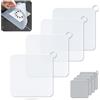 Jdacla® Confezione da 4 coperchi di scarico doccia in silicone/coperchio di scarico terrazza/coperchio di scarico antiodore per evitare scarafaggi di terrazza, cucina e doccia (15 x 15 cm) (bianco)