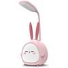 Sarini Mini Lampada Notte Coniglietto scrivania Luce Ricaricabile USB Rosa