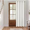 MIULEE Tende Oscuranti per Interni 1 Pezzi 140x260 CM, Tenda Bianco Coprente Termiche Isolanti per Interno con Anelli, Tenda Oscurante Finestra Camera da Letto Salotto