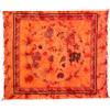 Seamar Copritutto Grande Fondale Marino 100% Cotone 210x230cm Copridivano Telo Mare Maxi Batik Copriletto Estivo (Arancione)