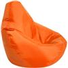Odot Pouf Poltrona a Sacco,semplicità Moderna Senza Ripieno Poltrona Sacco,Sacchetto di Fagioli con Manico per Adolescenti e Adulti, Indoor e Outdoor Decorazione Bean Bag (90x110cm,Arancia)