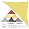 Sichtschutz Tenda parasole impermeabile, triangolare, 3 x 4 x 5 m, in poliestere PES, 95% protezione UV, resistente alle intemperie, antistrappo, molte misure e colori con set di fissaggio per terrazze, giardino,