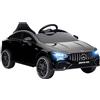 AIYAPLAY Auto elettrica per bambini Mercedes-benz AMG CLA 45 auto a batteria 12V 2 motori veicolo elettrico per bambini 3-6 anni - telecomando 2,4G velocità 3-5 km/h LED fari ed effetti sonori nero