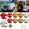 HEYOUTH 10PCS Kit di aggiornamento luci LED,Kit completo di aggiornamento lente fumé Fanale posteriore Fendinebbia Luce retromarcia Luce laterale anteriore for Land Rover Defender 90/110 1990-2016 (colorato)