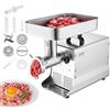 VEVOR Tritacarne Elettrico, Capacità 9,52 kg/min Tritacarne Industriale da Banco con Lama, Piastra di Macinazione, Macchina per Salsicce, Tritacarne Commerciale in Acciaio Inossidabile per Cucina