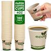 volila Bicchieri di Carta per Caffè, Confezione da 100, 4 Oz, Bicchieri Riciclabili, Bicchieri di Carta Usa e Getta per Caffè e Tè, Bicchieri Compostabili per Cioccolata Calda e Cappuccino